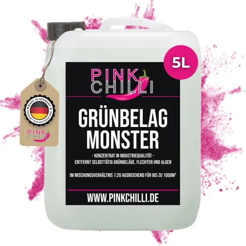 Grünbelagentferner in 100% Industriequalität | Effektiv gegen Alge
#5liter